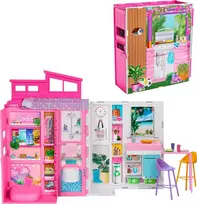 Doll - 55357 - BARBIE - GETAWAY HOUSE + DOLL