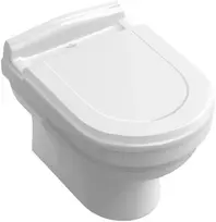 Villeroy & Boch Hommage - Pakabinamas unitazas, 370 mm x 600 mm, baltas - Pakabinamas unitazas, CeramicPlus 6661B0R1