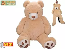 03180 170 CM BEŽINIS PLIŠINIS MEŠKUTIS „BETA“