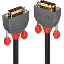 Lindy DVI-D Dual-Link Cable, Anthra Line (black/gray, 15 meters) 36227