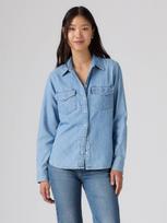 LEVIS Moteriški džinsiniai marškiniai, ICONIC WESTERN SHIRT