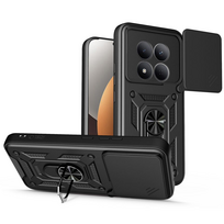 Dėklas Tech-Protect CamShield Pro, skirtas Xiaomi Redmi Note 15 Pro 5G, juodas