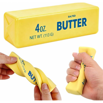 Antistresinis žaislas - sviesto kubas / sviestas / salted squishy butter