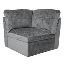 Modulinė sofa „SAMOA“ – 1-vietis kampinis elementas, pilkos spalvos