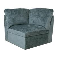 Modulinė sofa „SAMOA“ – 1-vietis kampinis modulis, vandenyno žalios spalvos