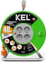 Ilgintuvas su rite Kel Standard Line, H05VV-F, 3 x 1,5 mm², 40 m, IP20, 4 lizdų