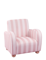 JaBaDaBaDo - Chair Pink/White Stripes - Kėdės ir taburetės - Rožinė