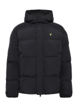 Lyle & Scott - Hooded Puffer Jacket - Paminkštinta striukė - Juoda
