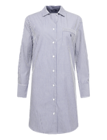 Polo Ralph Lauren Intimates - Striped Cotton Sleep Shirt - Naktiniai marškiniai - Tamsiai mėlyna