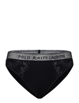 Polo Ralph Lauren Intimates - Cotton Lace Bikini - Kelnaitės - Juoda
