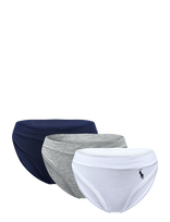 Polo Ralph Lauren Intimates - Bikini Brief 3-Pack Set - Kelnaitės - Marga / raštuota