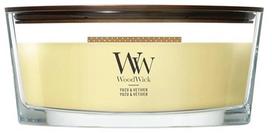 Žvakė, aromatinė WoodWick Yuzu & Vetiver, 40 - 65 h, 453 g, geltona sp.