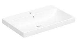 Vonios praustuvas Geberit Aniara, keramika, 75.5 cm x 48.5 cm x 13 cm, balta sp.