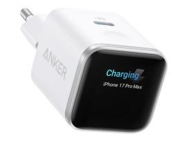 Anker Nano Charger 45W, Smart Display, White