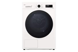 LG RHX1009NWB džiovyklė, 9kg, šilumos siurblys, automatinis kondensatoriaus valymas, Wi-Fi, C klasė, balta