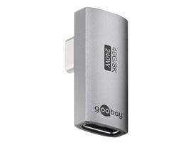 Goobay 74443 USB-C Adapter Vertical 90 Rotated, USB4