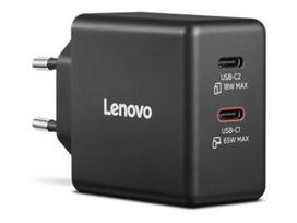 Lenovo Dual USB-C 65W GaN Charger - EU | USB-C | Charger
