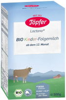 TOPFER L LACTANA BIO  vaikams, vyresniems kaip 12 mėn., ekologiškas pieno milteliai, 500 g