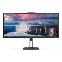 Monitorius AOC Value-line | CU34V5CW/BK | 34 in | VA | WQHD 3440x1440 at 100 Hz | 300 cd/m² | HDMI, DisplayPort, USB-C | 65 Watt | Height, swivel, til