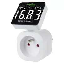 Energijos matuoklis GreenBlue GB620E kištukinis, 220V, 16A, galios/energijos monitorius