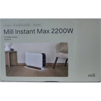 IŠPARDAVIMAS. Mill CO2200MECMAX 2200W Convection Heater, Mechanical thermostat, Wire heating element, White | Mill Heater | CO2200MECMAX | Convection Heater | 2200 W | Number of power levels 3 | Suitable for rooms up to max 30 m² | White | PAŽEISTA PAKUOTĖ | CO2200MECMAXSO