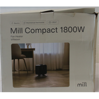 IŠPARDAVIMAS. Mill | Heater | CUS1800MECBA | PTC Fan | 1800 W | Suitable for rooms up to 30 m² | Black | PAŽEISTA PAKUOTĖ | CUS1800MECBASO