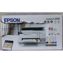 IŠPARDAVIMAS. Epson EcoTank L3356 Multifunctional Printer | IŠPARDAVIMAS. | Epson EcoTank | L3356 | Inkjet | Colour | Multifuction Printer | A4 | Wi-Fi | White | PAŽEISTA PAKUOTĖ | C11CL62412SO