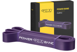 Pasipriešinimo guma sportui 4FIZJO Power Band 17-26 kg, violetinė