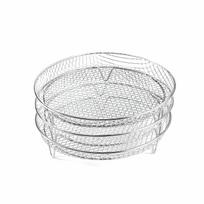 Apvalios karšto oro gruzdintuvės grotelės, 3 lygiai, 20.5 cm