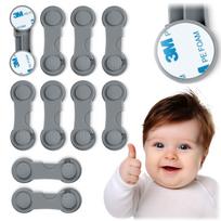 Spintelių ir stalčių apsaugos Ricokids 798301, 10 vnt., pilkos