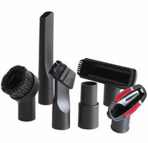 Universalių dulkių siurblio antgalių rinkinys AG907 (5 vnt. ir adapteris), juodas