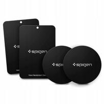 Spigen MP-4P magnetinės plokštelės automobiliniam laikikliui Juodos