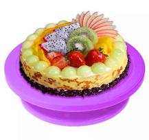 Pasukamas torto dekoravimo stovas, 27,5 cm, violetinis