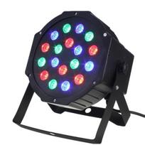 DJ disko LED prožektorius 18 RGB, juodas