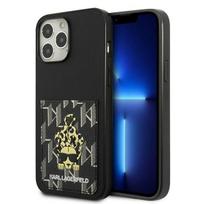 Karl Lagerfeld Karlimals Cardslot dėklas iPhone 13 Pro Max telefonui, juodas
