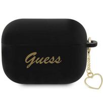 Guess AirPods Pro 2 silikoninis dėklas GUAP2LSCHSK, juodas