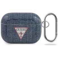 Guess Jeans Collection dėklas AirPods Pro GUACAPTPUJULDB, tamsiai mėlynas