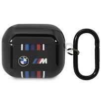 Ausinių dėklas BMW AirPods 3 BMA322SWTK Tricolor Stripes, juodas
