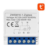 Avatto ZWSM16-W1 1 kanalo ZigBee išmaniojo jungiklio modulis TUYA