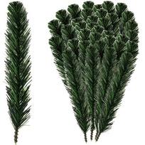Dirbtinės eglės šakėlės Ruhhy, 29 cm, 40 vnt., žalios
