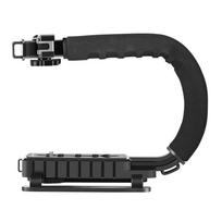 C formos vaizdo kameros rankena-stabilizatorius Puluz PU3005 su 1/4" sriegiu, juodas