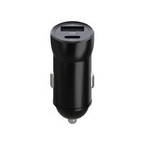 Maxlife MXCC-04 automobilinis įkroviklis 20W USB-C ir USB-A, juodas
