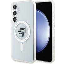 Karl Lagerfeld dėklas Samsung Galaxy S24 telefonui MagSafe IML KC, skaidrus