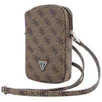 Guess Zip 4G Triangle rankinė telefonui, ruda