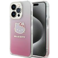 Dėklas iPhone 15 Pro telefonui Hello Kitty IML Gradient, rožinis