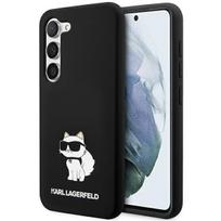 Karl Lagerfeld dėklas Samsung Galaxy S24 telefonui Silicone NFT Choupette, juodas