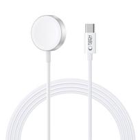 Tech-Protect UltraBoost magnetinis įkroviklis Apple Watch (USB-C, 1.2 m), baltas