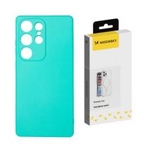 Silikoninis dėklas Wozinsky Silicone Case skirtas Samsung Galaxy S24 FE, mėtų