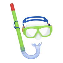 Bestway 24035-02 nardymo rinkinys (kaukė ir vamzdelis), žalias