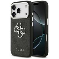 Guess dėklas skirtas iPhone 17 Pro, 4G Big 4G Classic Logo, juodas